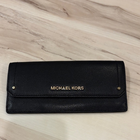 Michael Kors Black Leather Wallet